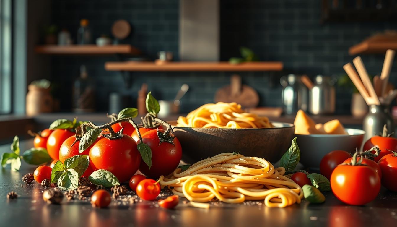 Freshly baked homemade cake in a kitchen setting
